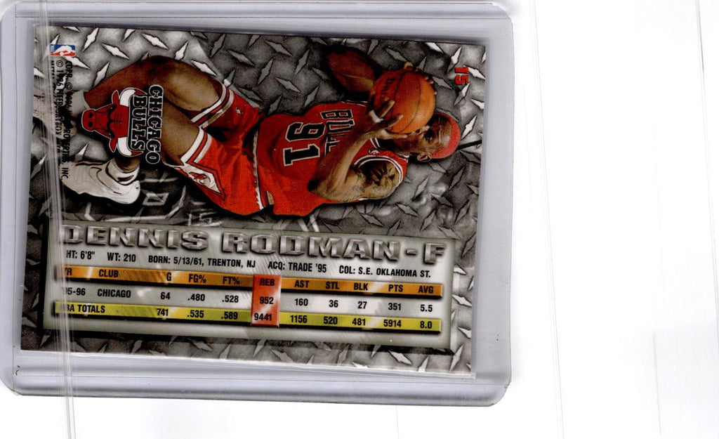 1996-97 Metal #15 Dennis Rodman
