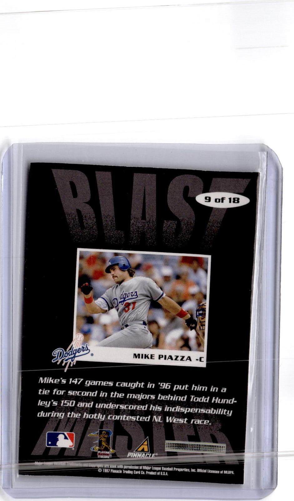 1997 Score #9 Mike Piazza Blast Masters