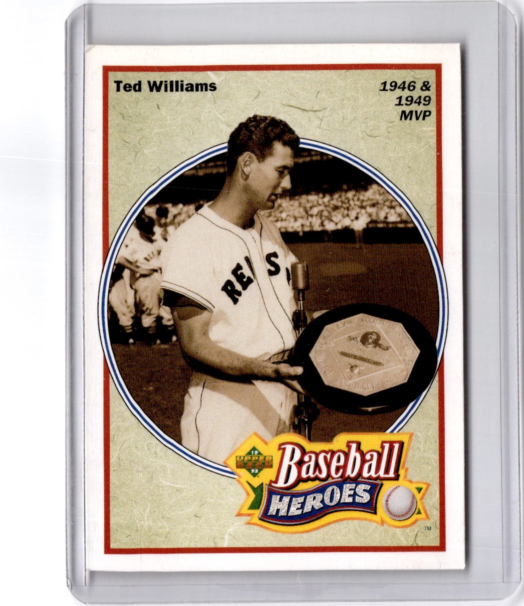 1992 Upper Deck #31 Ted Williams Baseball Heroes: Ted Williams