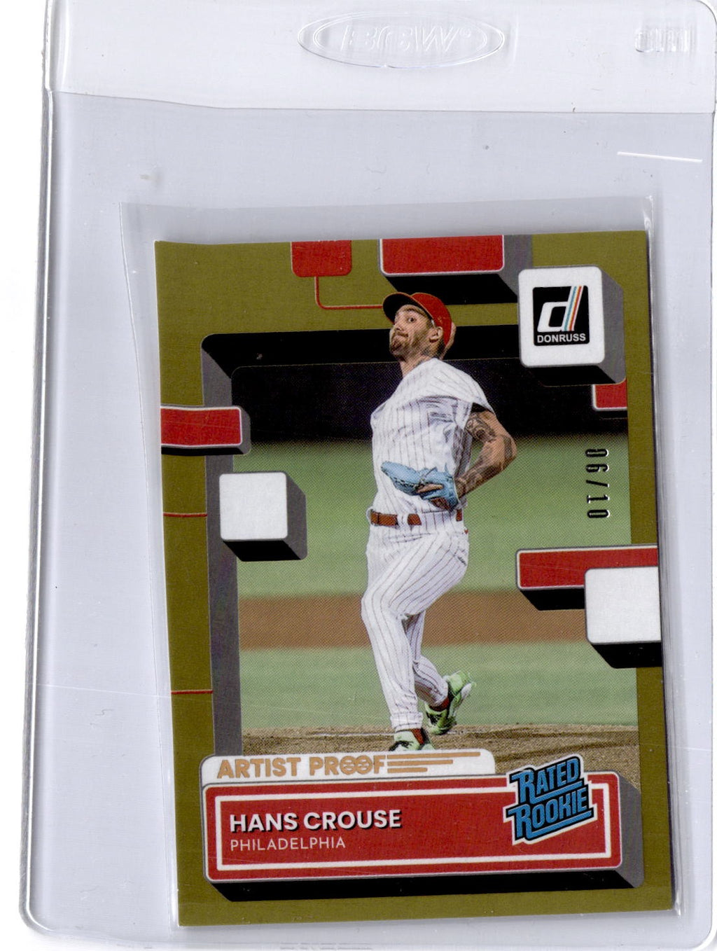 2022 Donruss #67 Hans Crouse Artist Proof #/10