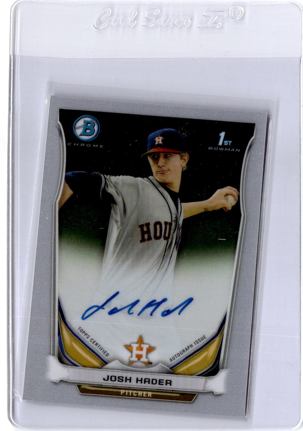 2014 Bowman #BCAP-JHA Josh Hader Chrome Prospect Autographs