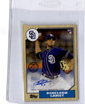 2017 Topps Update Dinelson Lamet 1987 Topps Baseball 30th Anniversary Autographs