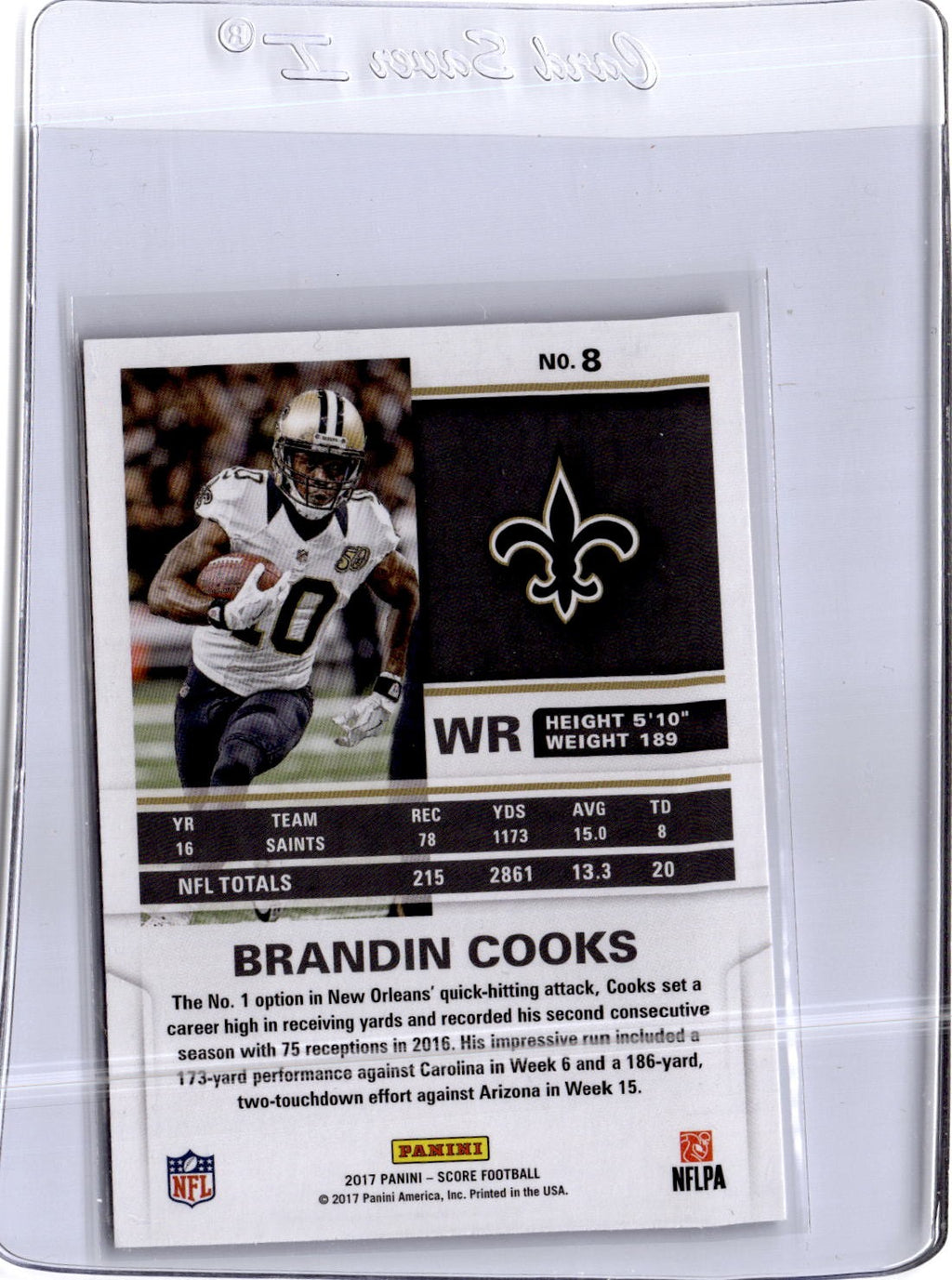 2017 Score #8 Brandin Cooks Red Zone #/20