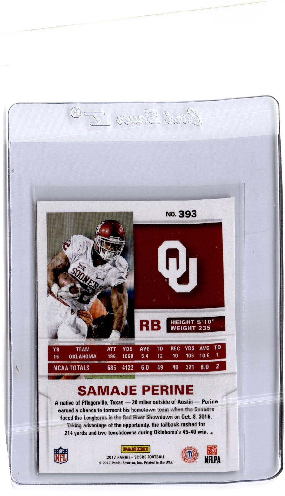 2017 Score #393 Samaje Perine Red Zone #/20