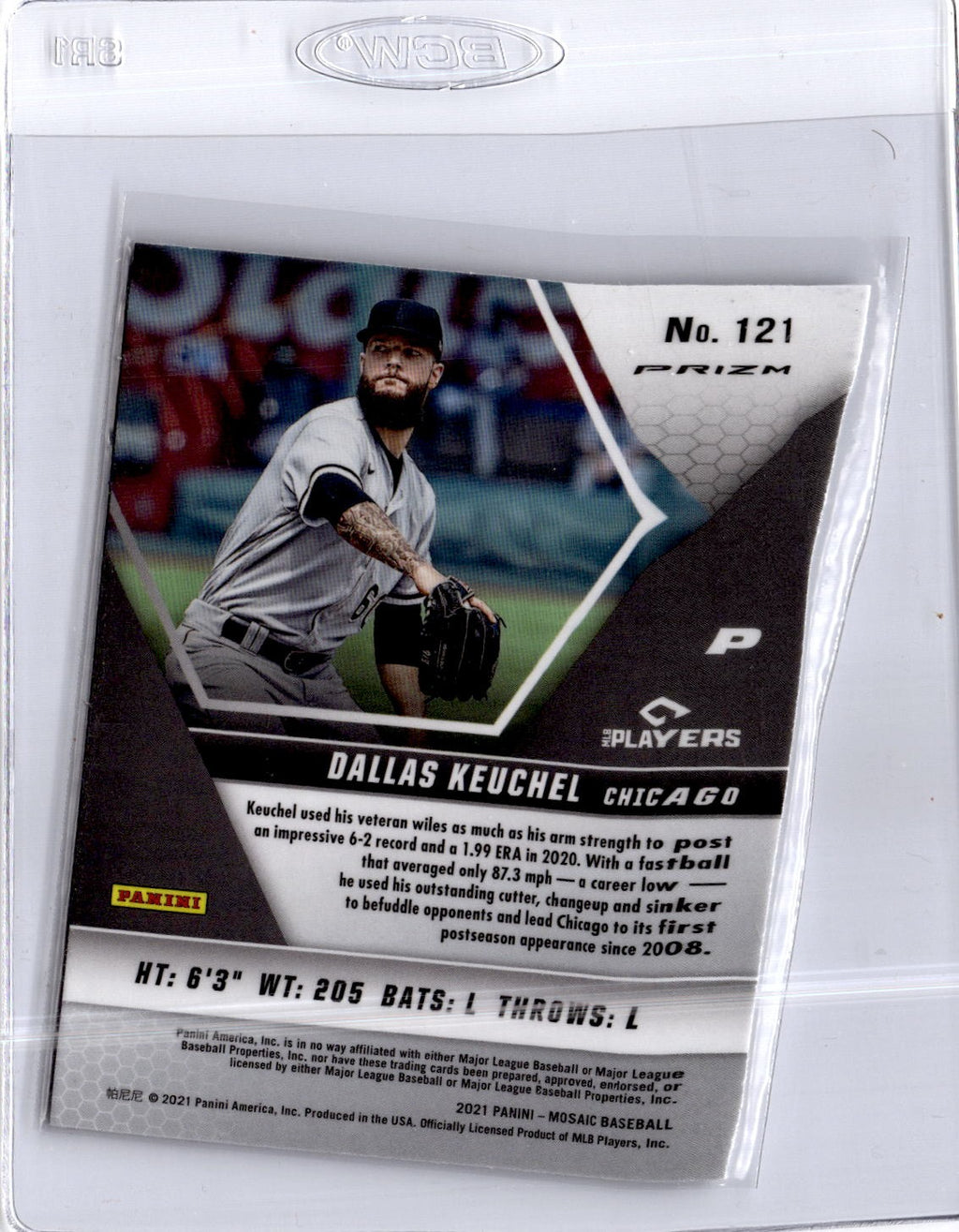 2021 Panini Mosaic #121 Dallas Keuchel Genesis