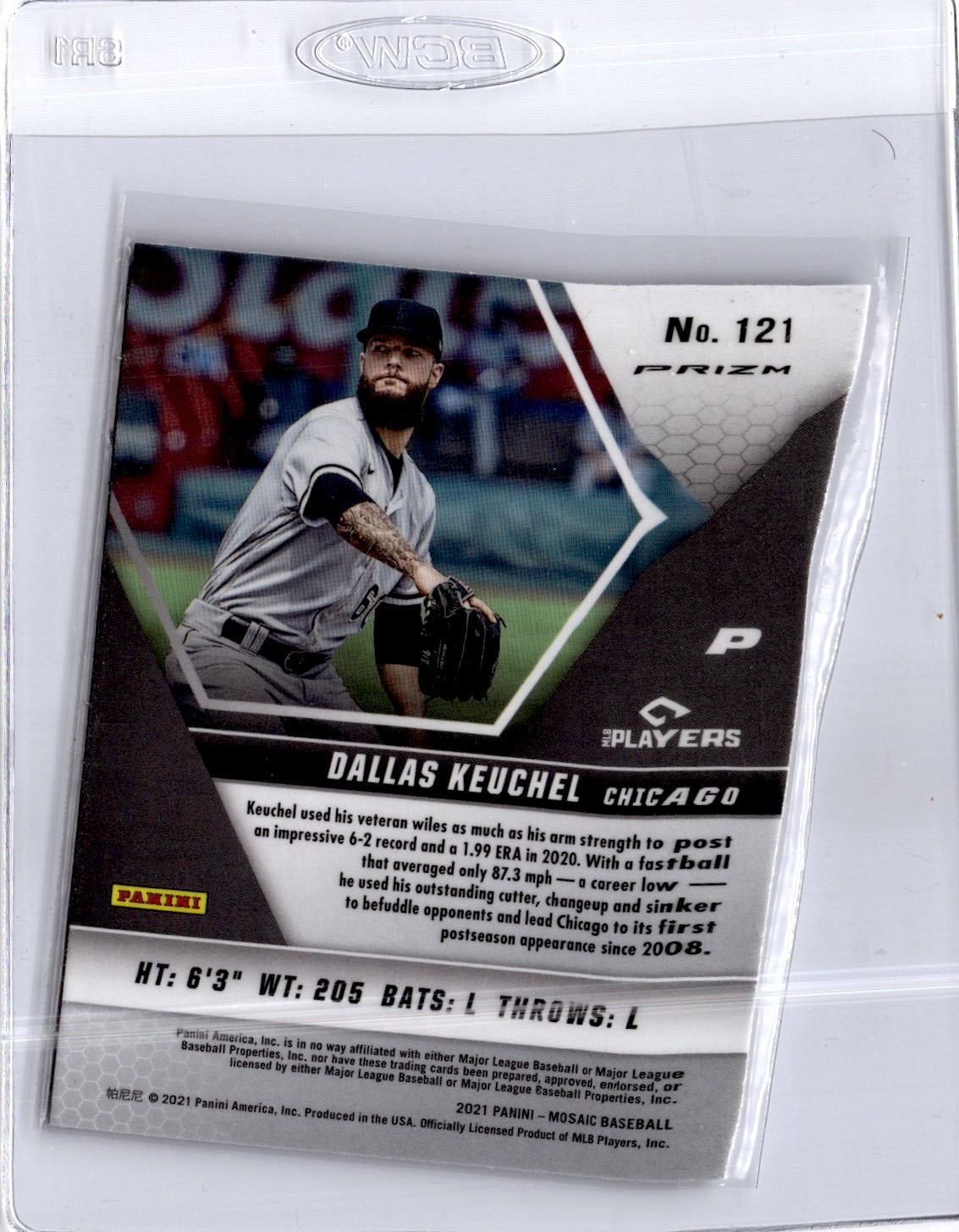 2021 Panini Mosaic #121 Dallas Keuchel Genesis