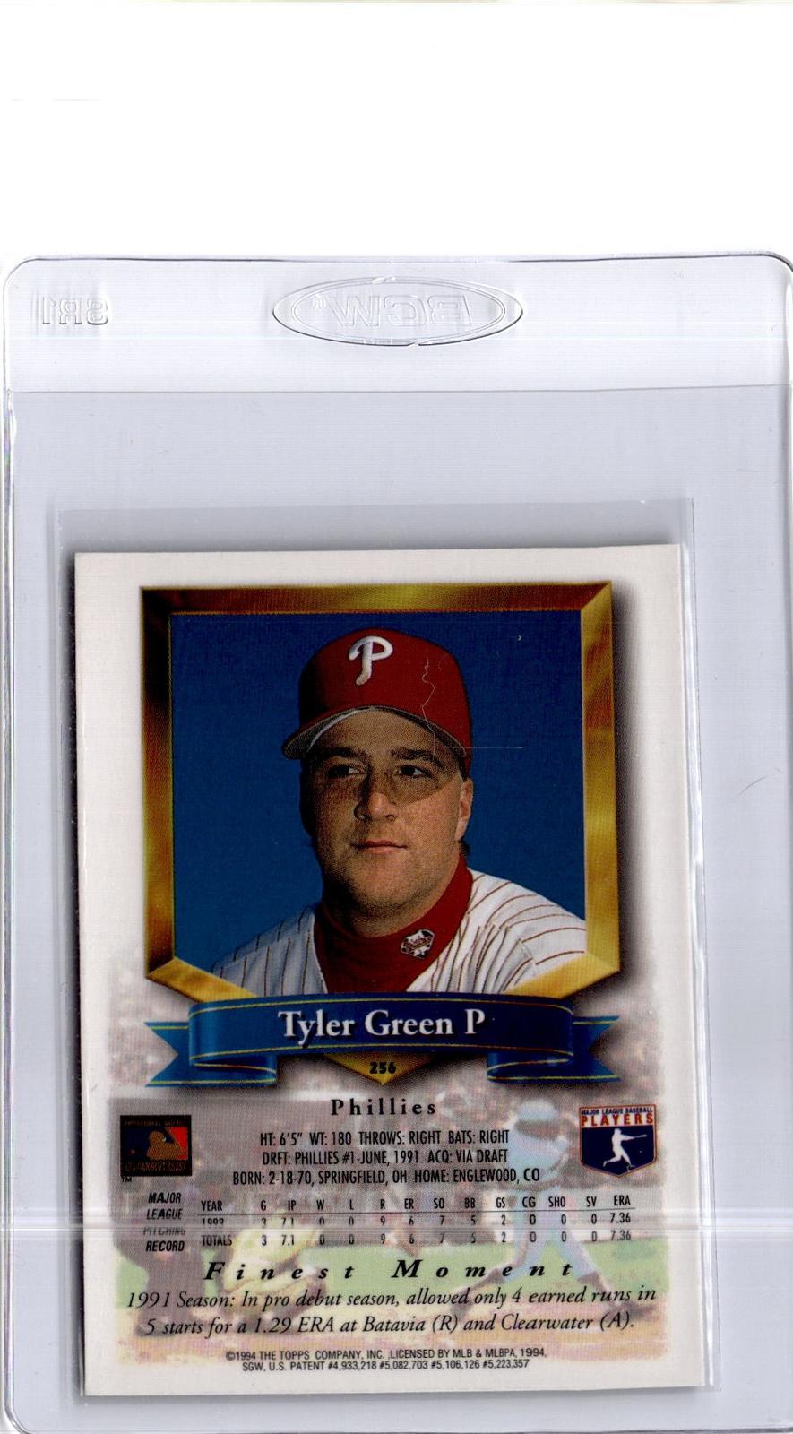 1994 Finest #256 Tyler Green Refractor