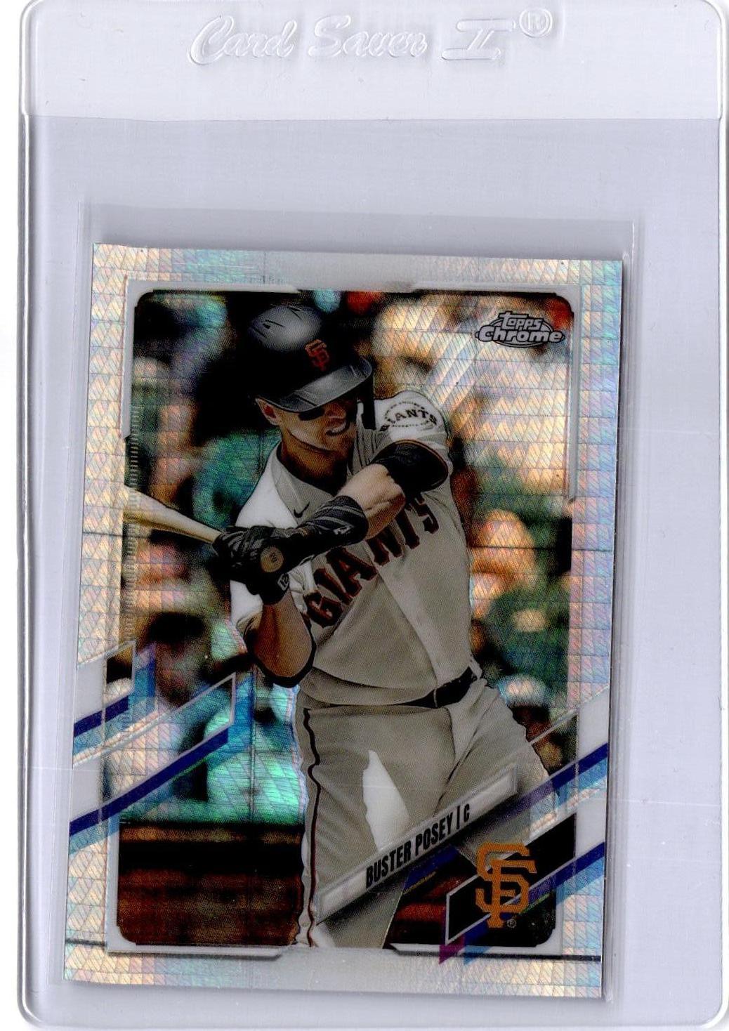2021 Topps Chrome #29 Buster Posey Prism Refractor