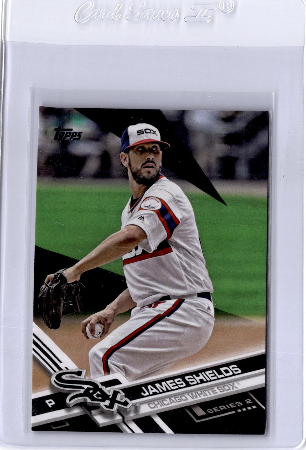 2017 Topps #682 James Shields Black #/66