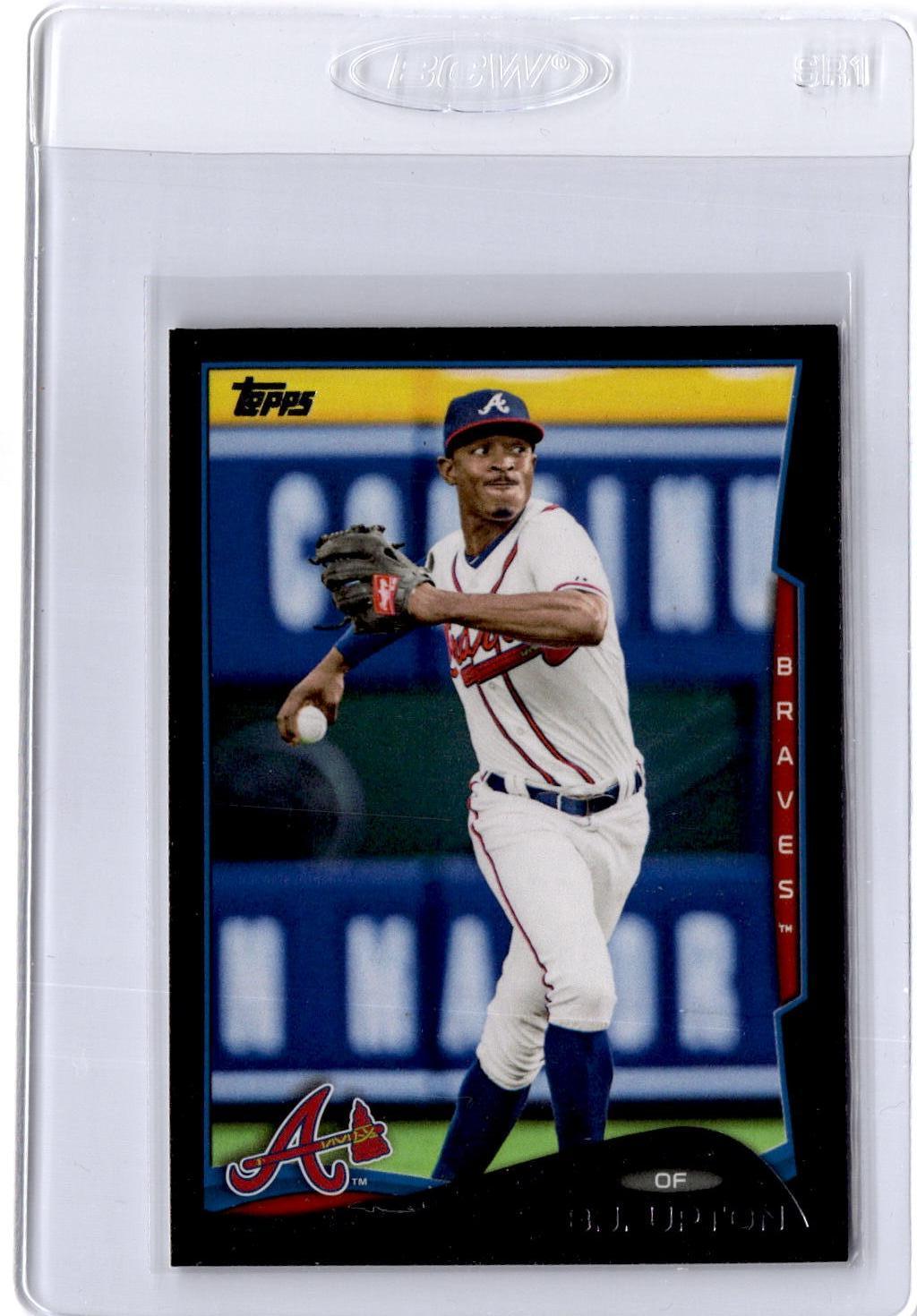 2014 Topps #621 B.J. Upton Black #/63