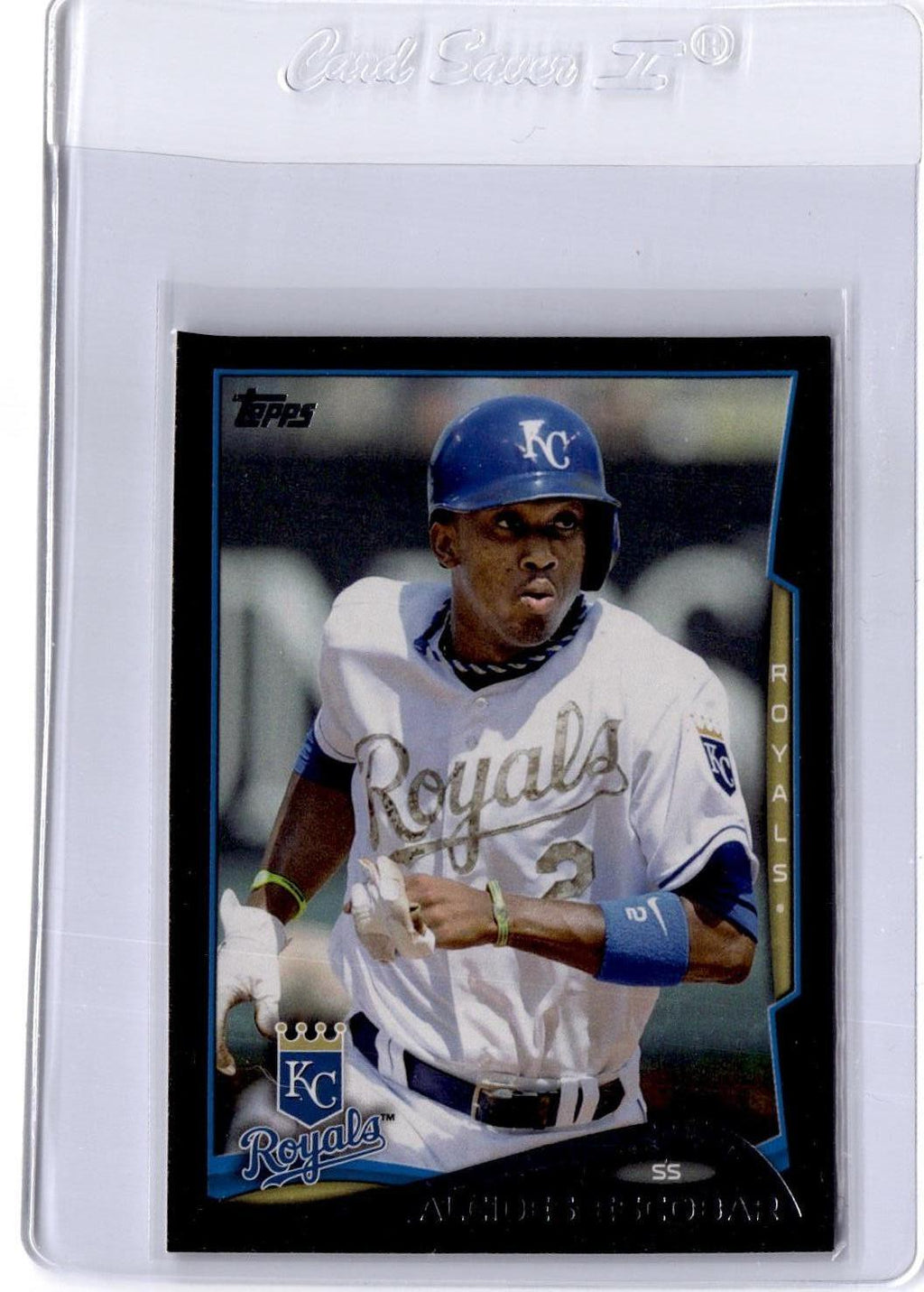 2014 Topps #514 Alcides Escobar Black #/63