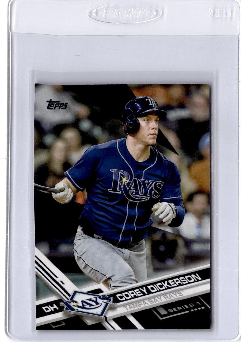 2017 Topps Tampa Bay Rays #TB-15 Corey Dickerson Black/66