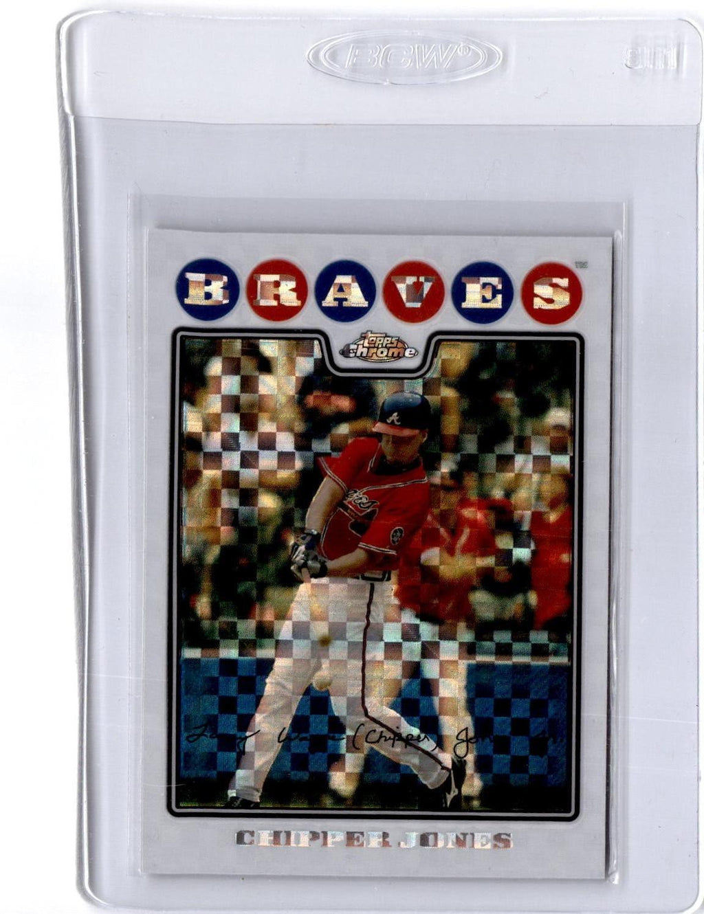 2008 Topps Chrome #132 Chipper Jones X-Fractors