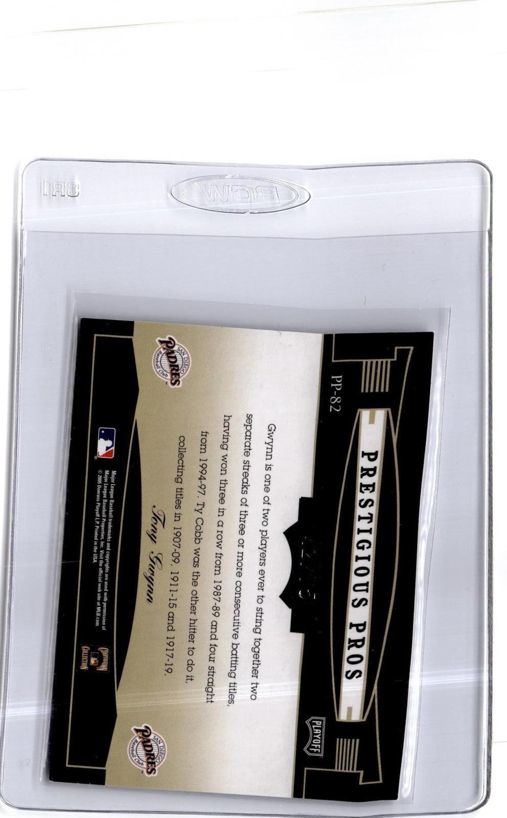 2005 Playoff Prestige #PP-82 Tony Gwynn Prestigious Pros Silver #/75