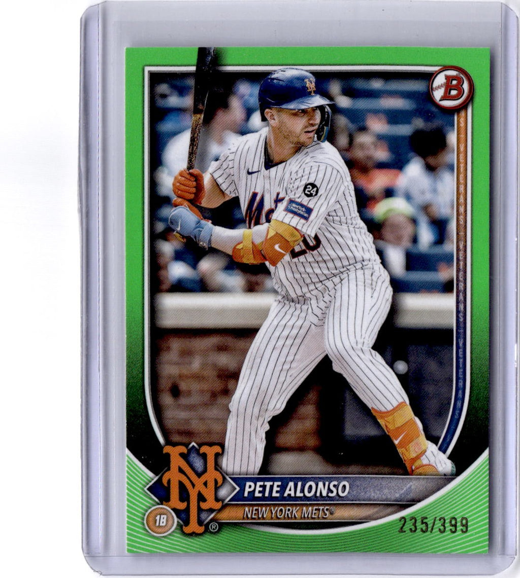2025 Bowman #56 Pete Alonso Neon Green #/399