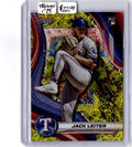 2024 Bowman's Best #68 Jack Leiter Yellow Lazer Refractor #/75