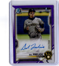 2021 Bowman Draft #CDA-SF Sal Frelick Chrome Draft Pick Autographs Purple/250