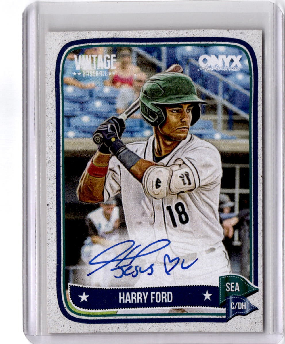 2024 Onyx Vintage #VAHAFO Harry Ford Autographs