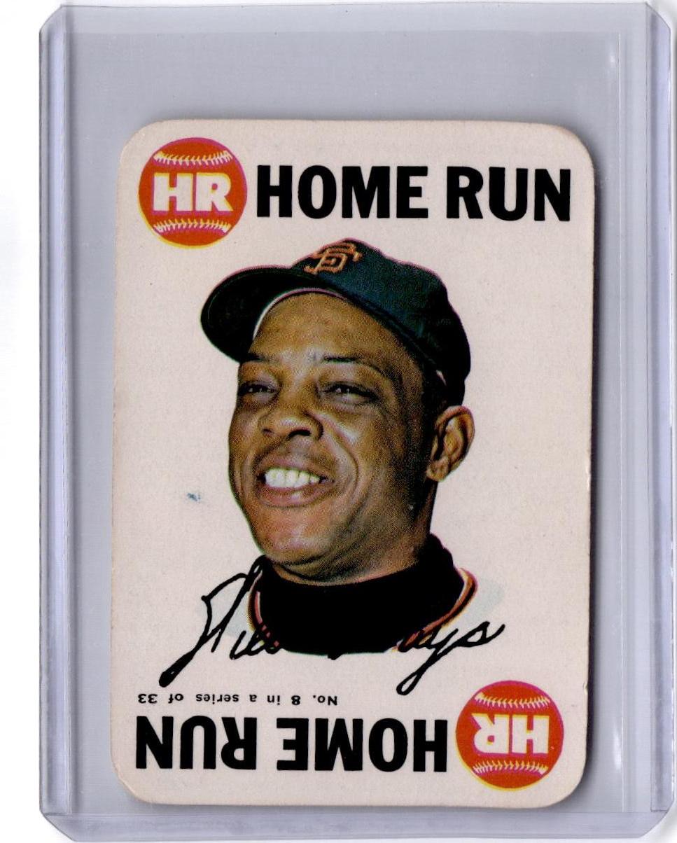 1968 Topps #8 Willie Mays Game