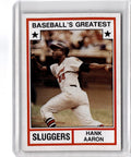 1982 TCMA Baseball's Greatest Sluggers (Tan Backs) #4 Hank Aaron