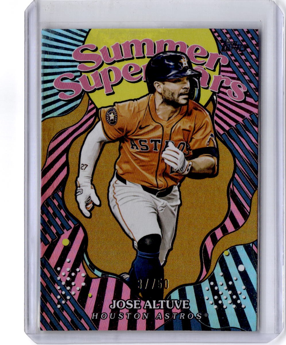 2025 Topps #SS-16 Jose Altuve Summer Superstars Gold #/50