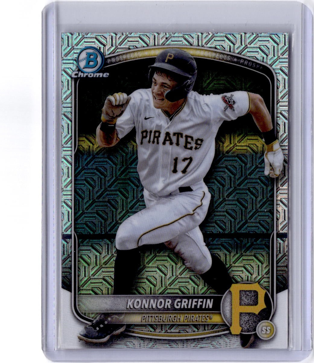 2025 Bowman #BCP-86 Konnor Griffin Chrome Prospects Mojo Refractor