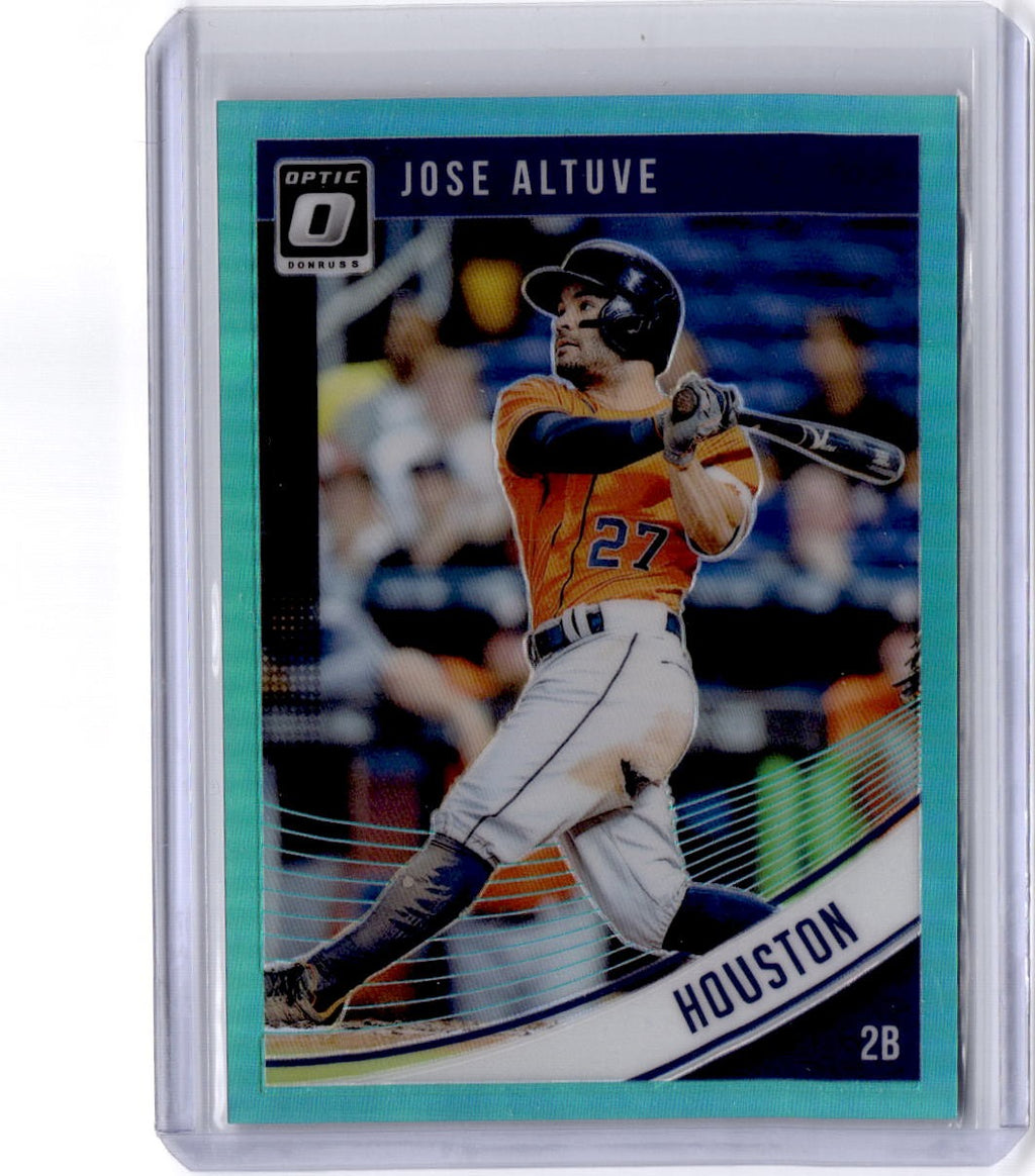 2018 Donruss Optic #132 Jose Altuve Aqua #/299