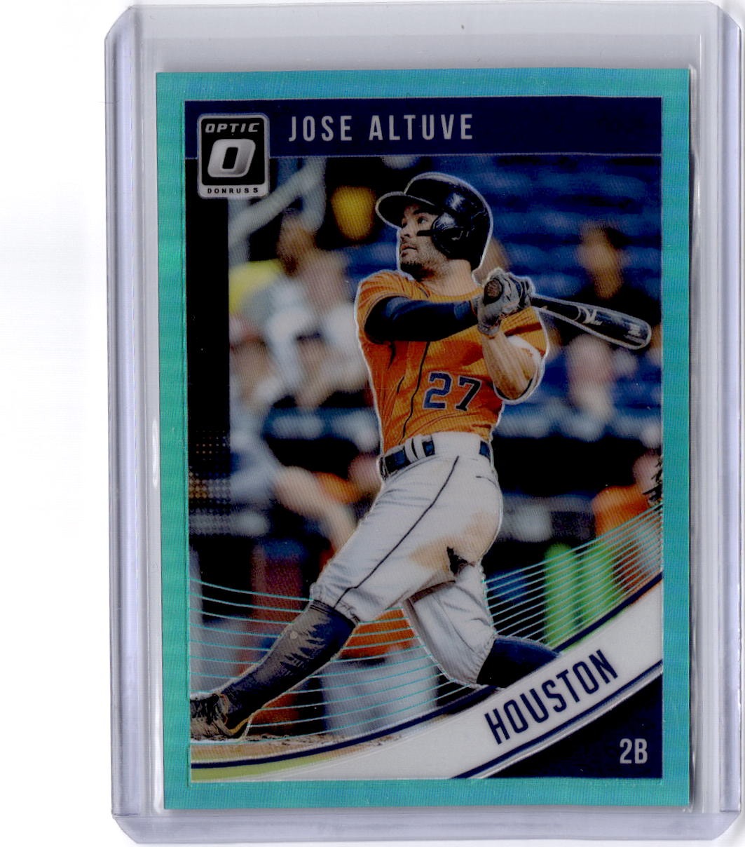 2018 Donruss Optic #132 Jose Altuve Aqua #/299