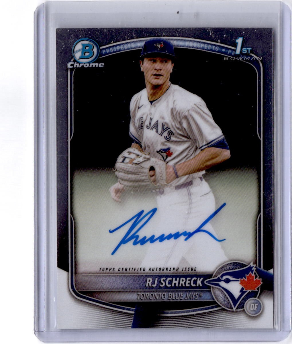 2025 Bowman Chrome #CPA-RSC RJ Schreck Prospect Autographs