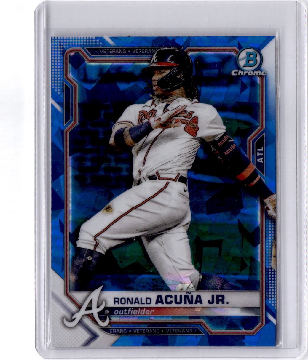 2021 Bowman Chrome Sapphire Edition #11 Ronald Acuña Jr.