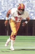 1990 Goal Line Hall of Fame Art Collection #59 Charley Taylor #/5000