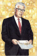 1990 Goal Line Hall of Fame Art Collection #57 Art Rooney #/5000