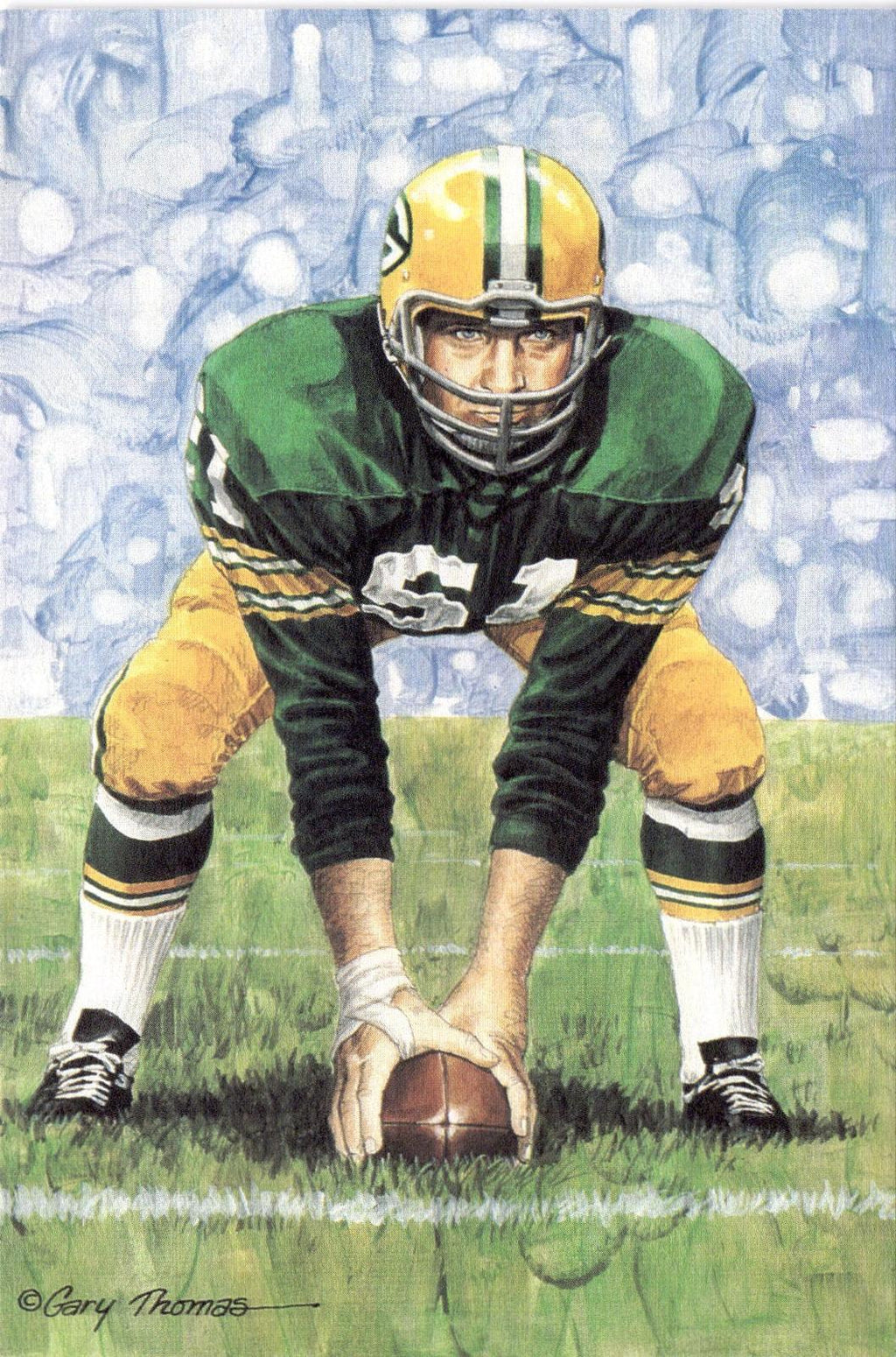 1990 Goal Line Hall of Fame Art Collection #56 Jim Ringo #/5000