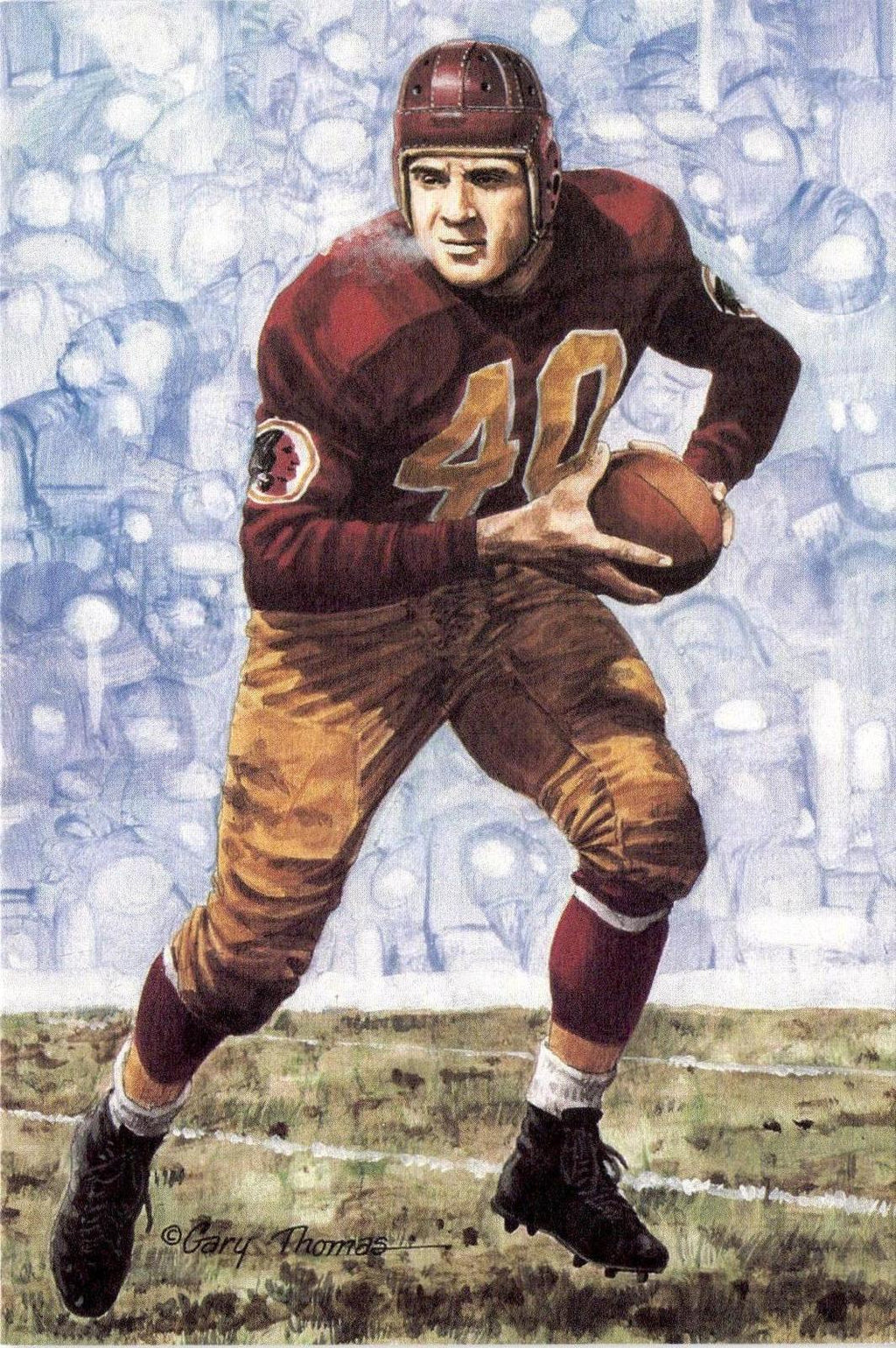1990 Goal Line Hall of Fame Art Collection #52 Wayne Millner #/5000