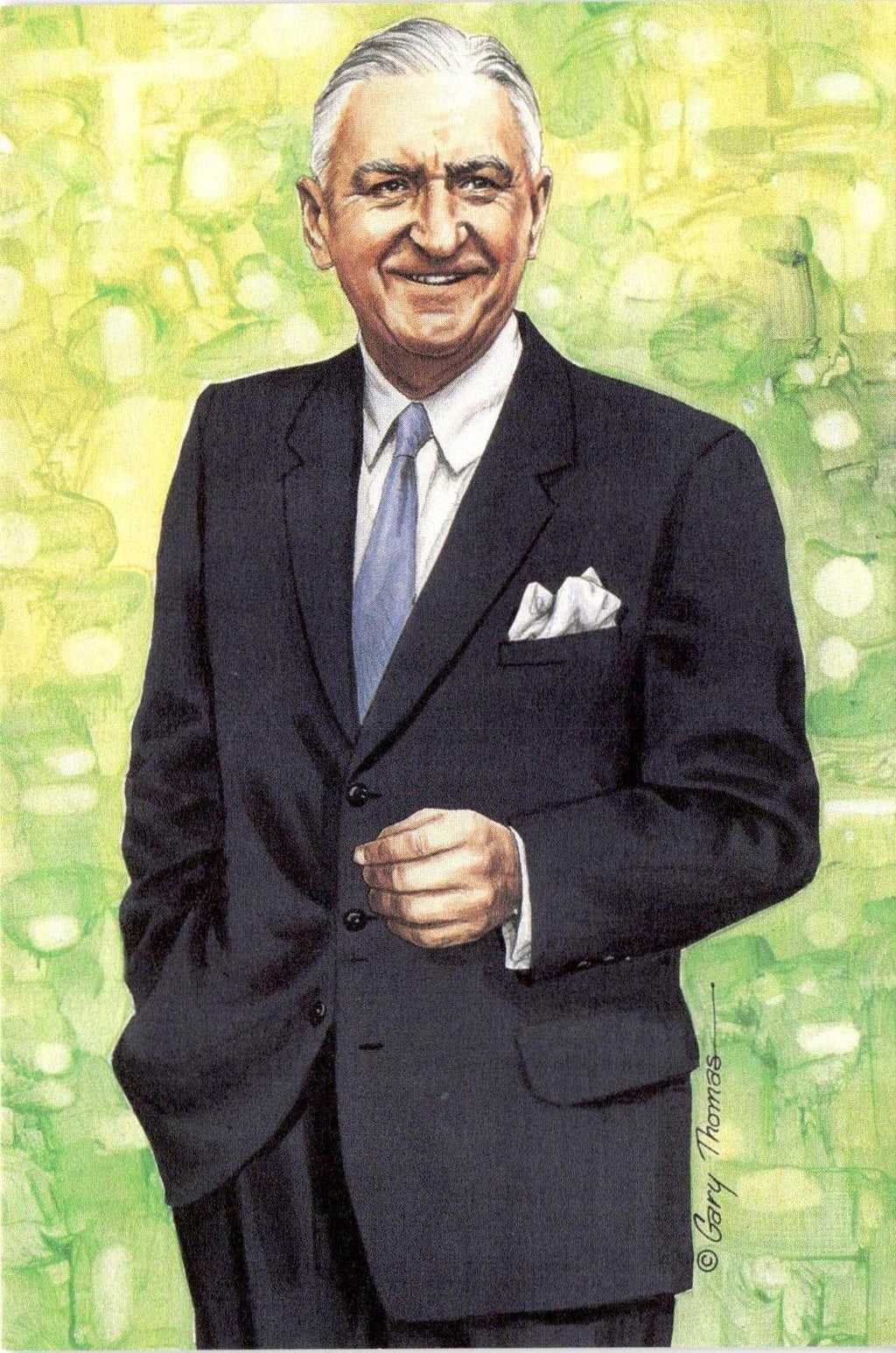 1990 Goal Line Hall of Fame Art Collection #50 George Preston Marshall #/5000
