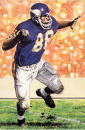 1992 Goal Line Hall of Fame Art Collection #113 Alan Page #/5000