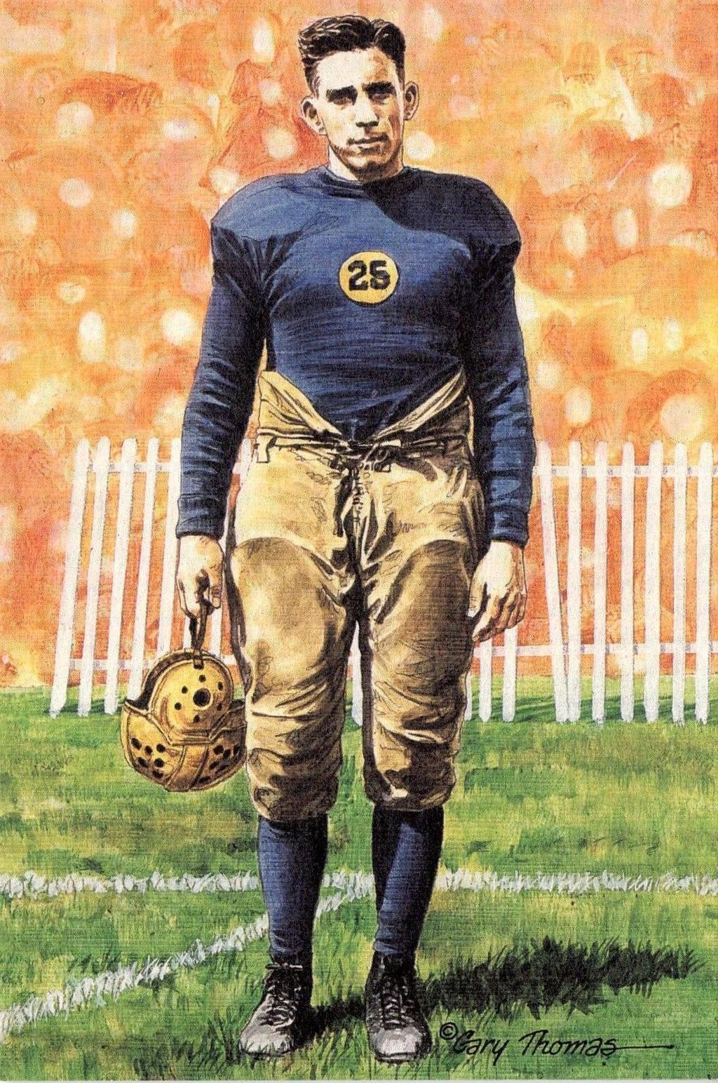 1992 Goal Line Hall of Fame Art Collection #109 Mike Michalske #/5000