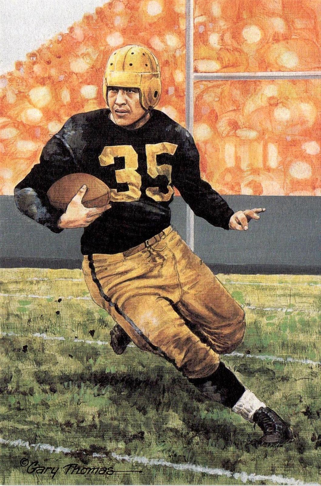 1992 Goal Line Hall of Fame Art Collection #98 Bill Dudley #/5000
