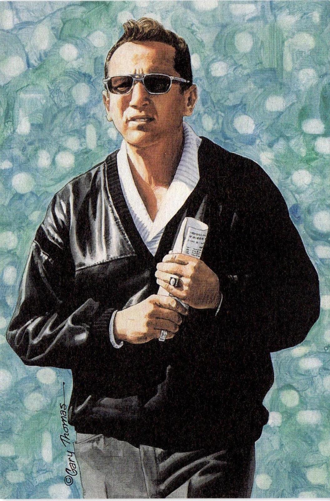 1992 Goal Line Hall of Fame Art Collection #97 Al Davis #/5000