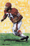 1989 Goal Line Hall of Fame Art Collection #23 Joe Perry #/5000