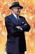 1989 Goal Line Hall of Fame Art Collection #13 George Halas #/5000