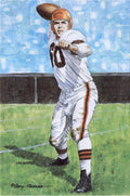 1989 Goal Line Hall of Fame Art Collection #11 Otto Graham #/5000