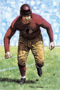 1989 Goal Line Hall of Fame Art Collection #8 Albert Glen "Turk" Edwards #/5000
