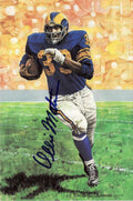 1991 Goal Line Hall of Fame Art Collection #77 Ollie Matson AUTO #/5000