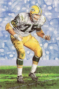 1991 Goal Line Hall of Fame Art Collection #68 Forrest Gregg #/5000