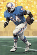 1991 Goal Line Hall of Fame Art Collection #64 Earl Campbell #/5000
