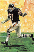 1991 Goal Line Hall of Fame Art Collection #63 Dick Butkus #/5000