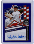 2026 Panini Stars & Stripes Prizm USA Valentin Ceballos National Auto Blue/49