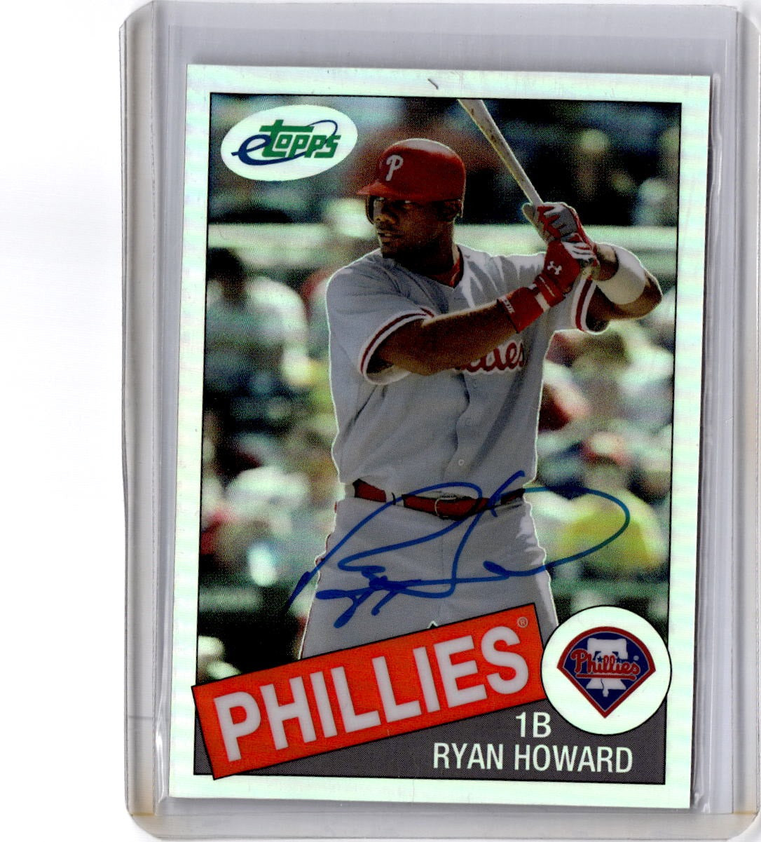 2007 Topps eTopps #51 Ryan Howard Auto #/999