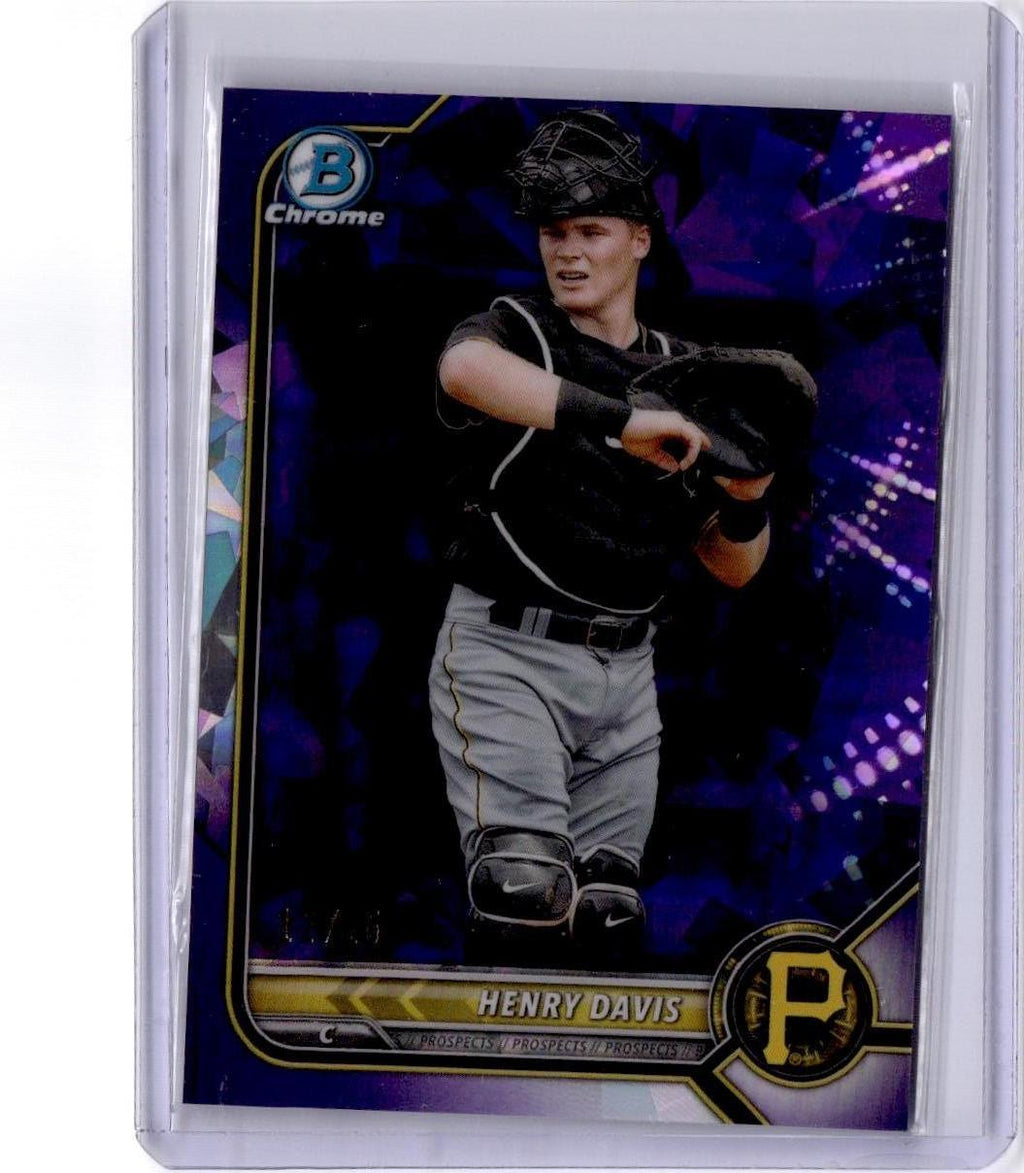 2022 Bowman Sapphire Edition #BCP-148 Henry Davis Purple #/25